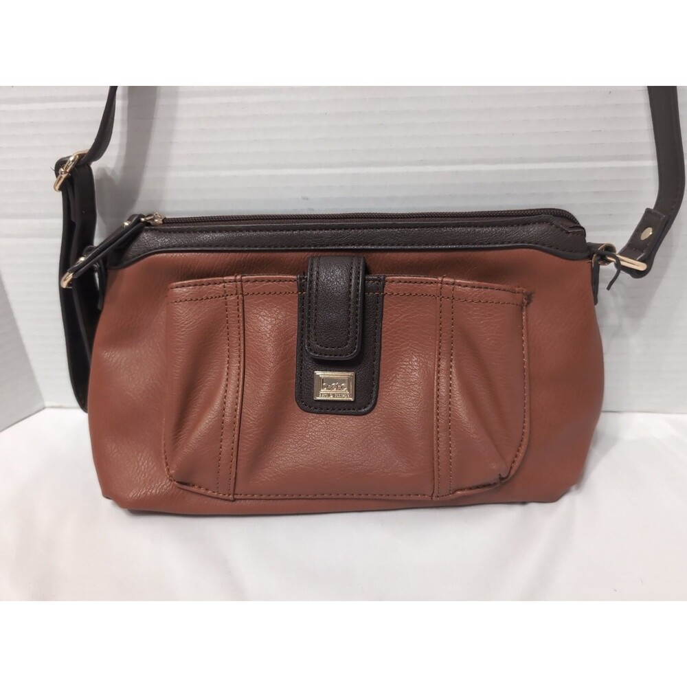 BOC Crossbody purse Born Concept TWO-TONE BROWN CINNAMON